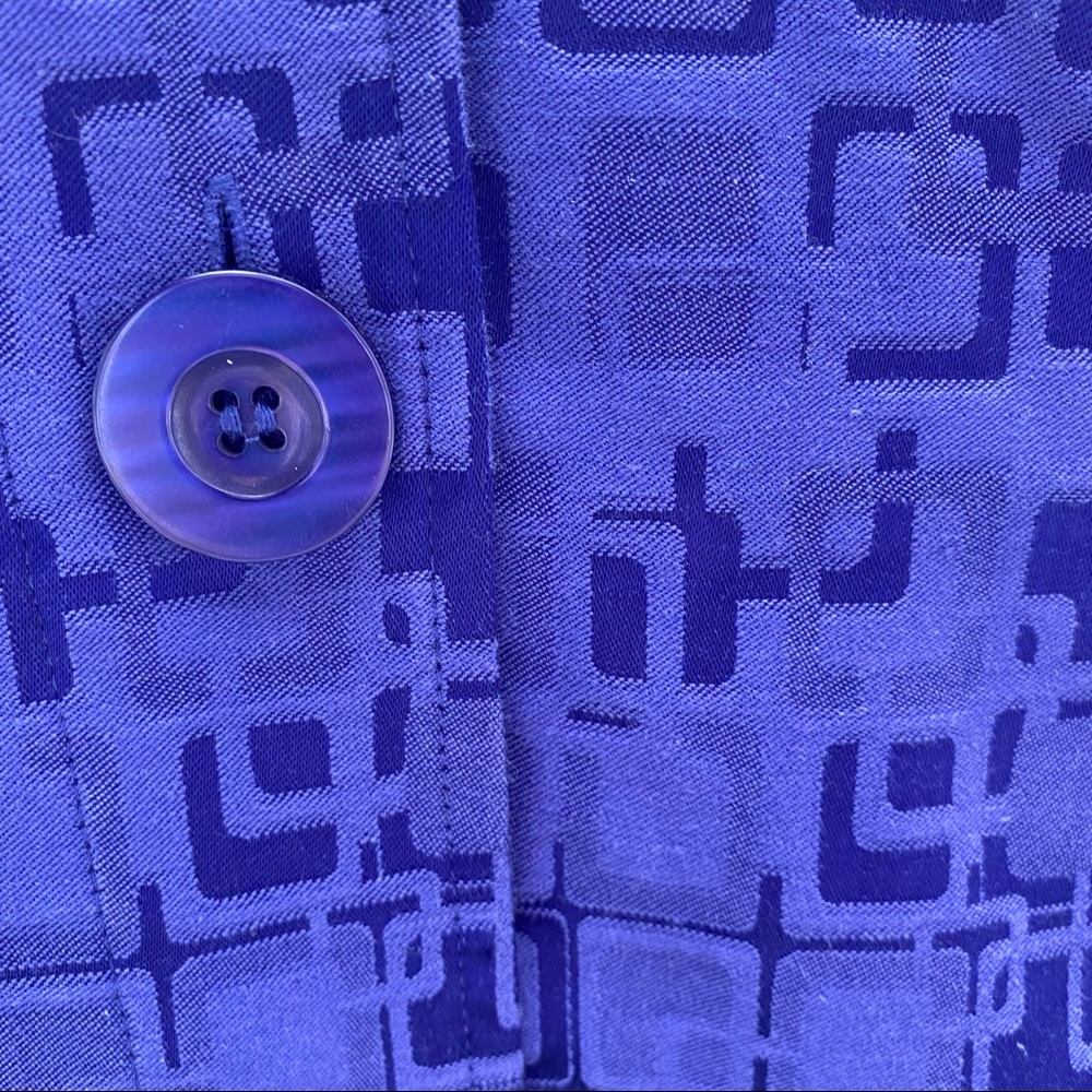 Chico’s Button Front Blue Jacket - Picture 10 of 14